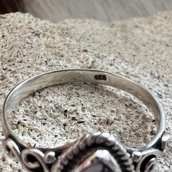 ❤️ Wild Horse Jasper Magnesite Navajo Southwestern  Sterling Silver Ring Size 8 - Picture 11 of 15